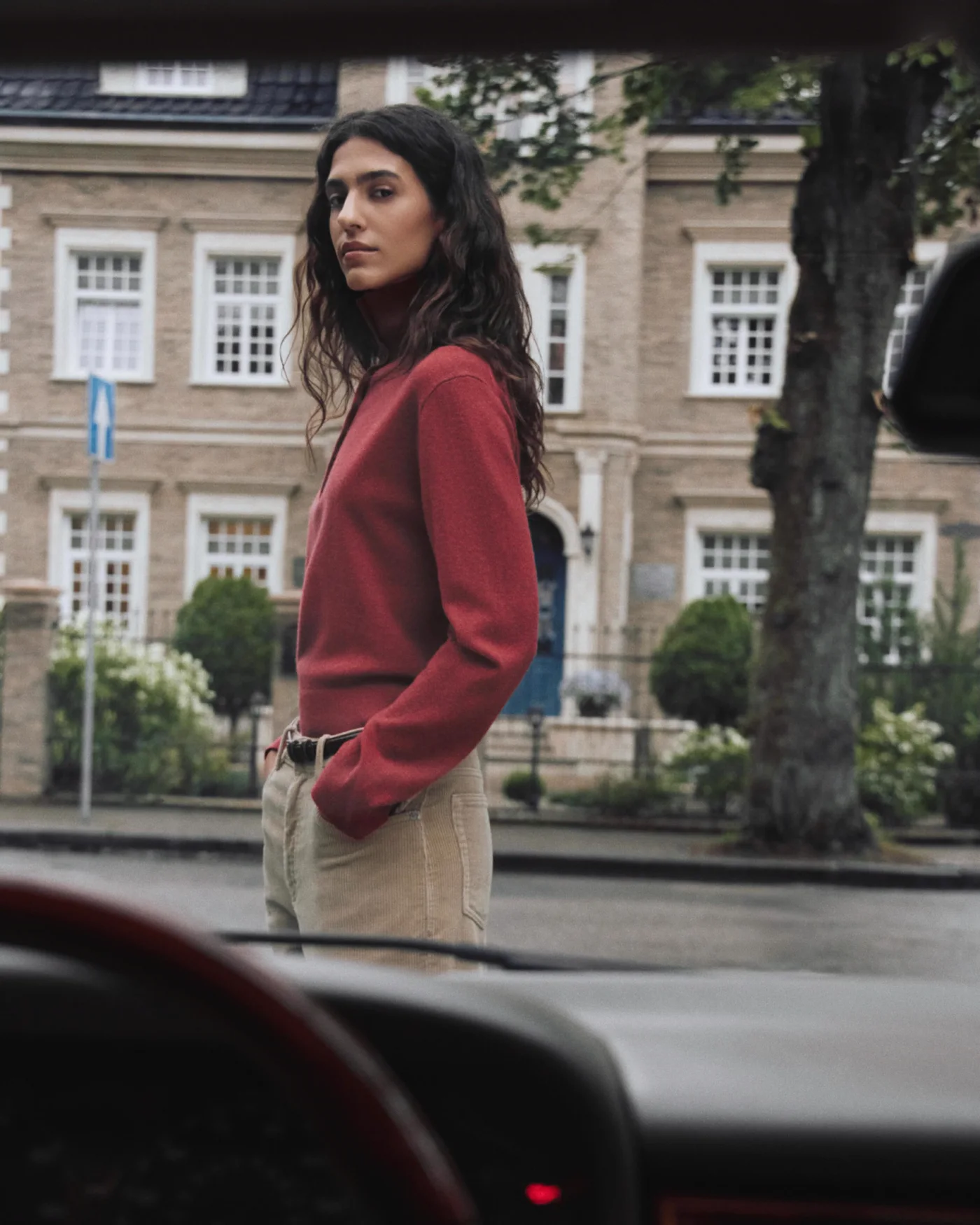 A portrait on the corner