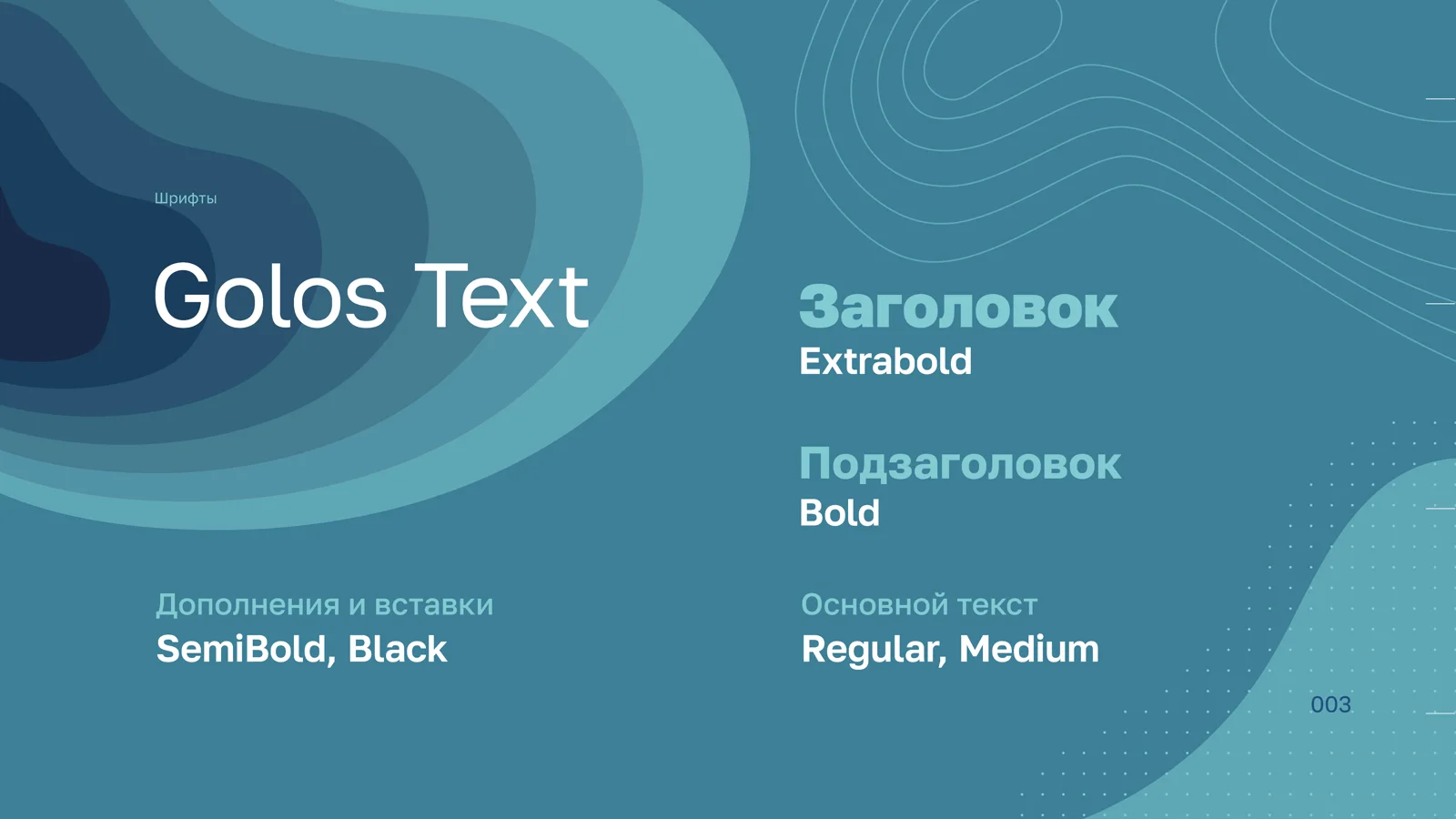 Шрифт Golos Text